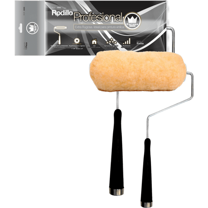 Rodillo Profesional De 9" Alta Densidad Corona